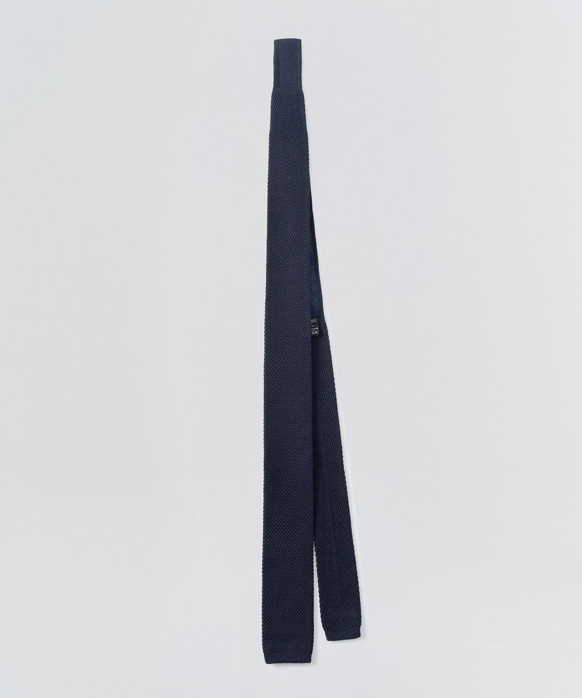 이지오(EZIO) Classic Cotton Knit Tie_Navy