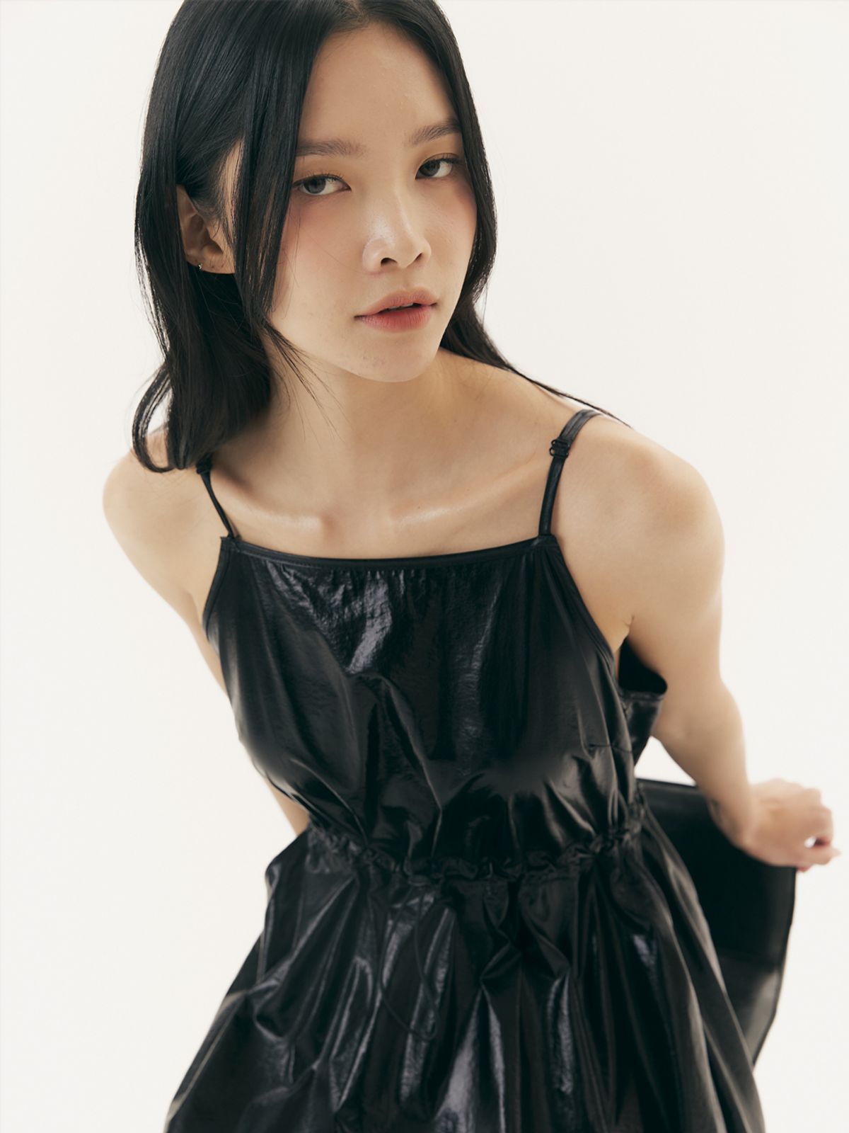 유가당(YUGADANG) Slip balloon dress_enamel