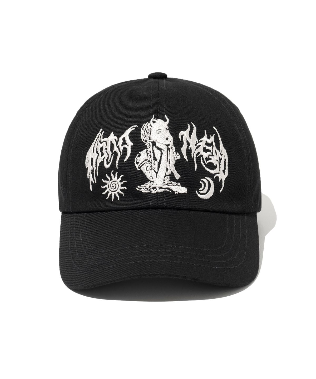 낫포너드(NOT4NERD) Devil Girl Ball Cap - Black