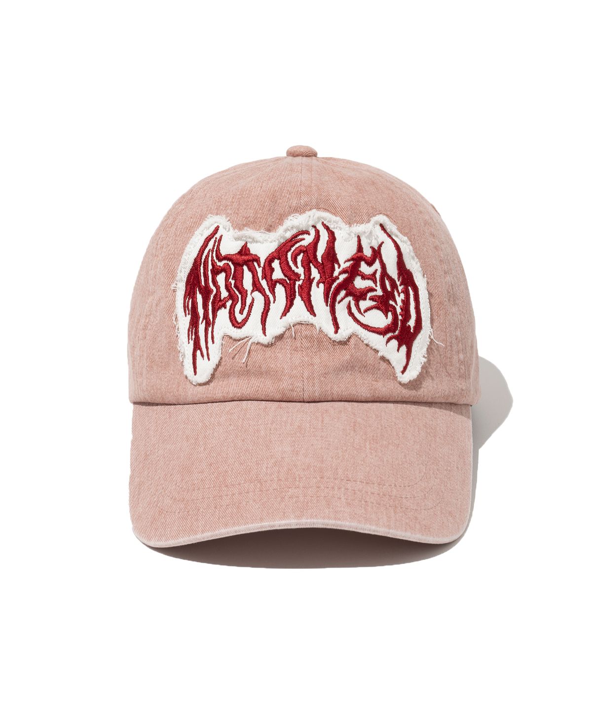 낫포너드(NOT4NERD) Devil Logo Patch Ball Cap - Pink