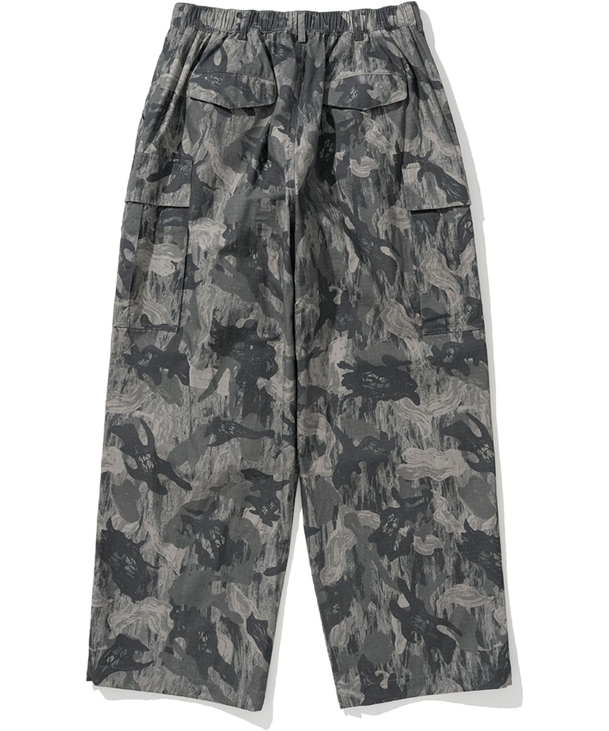낫포너드(NOT4NERD) Camo Ripstop Utility Cargo Pants - Grey