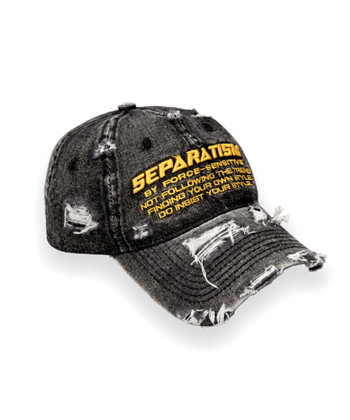 포스센스티브(FORCESENSITIVE) SEPARATISM DENIM BALL CAP
