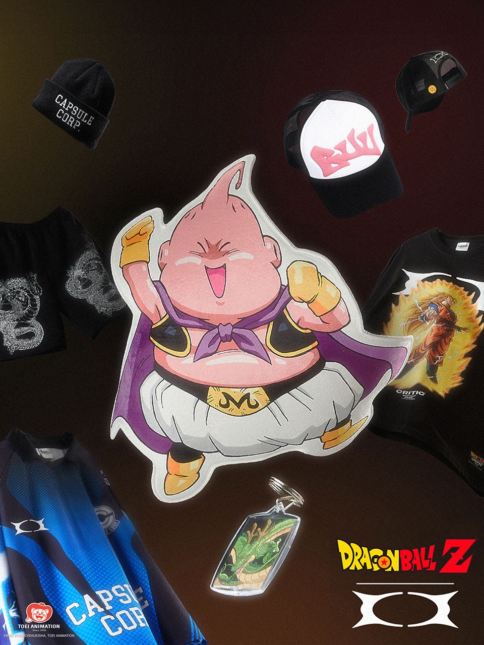 MUSINSA公式 | CRITIC CRITIC x DRAGON BALL Z MAJIN BUU MESH CAP BLACK