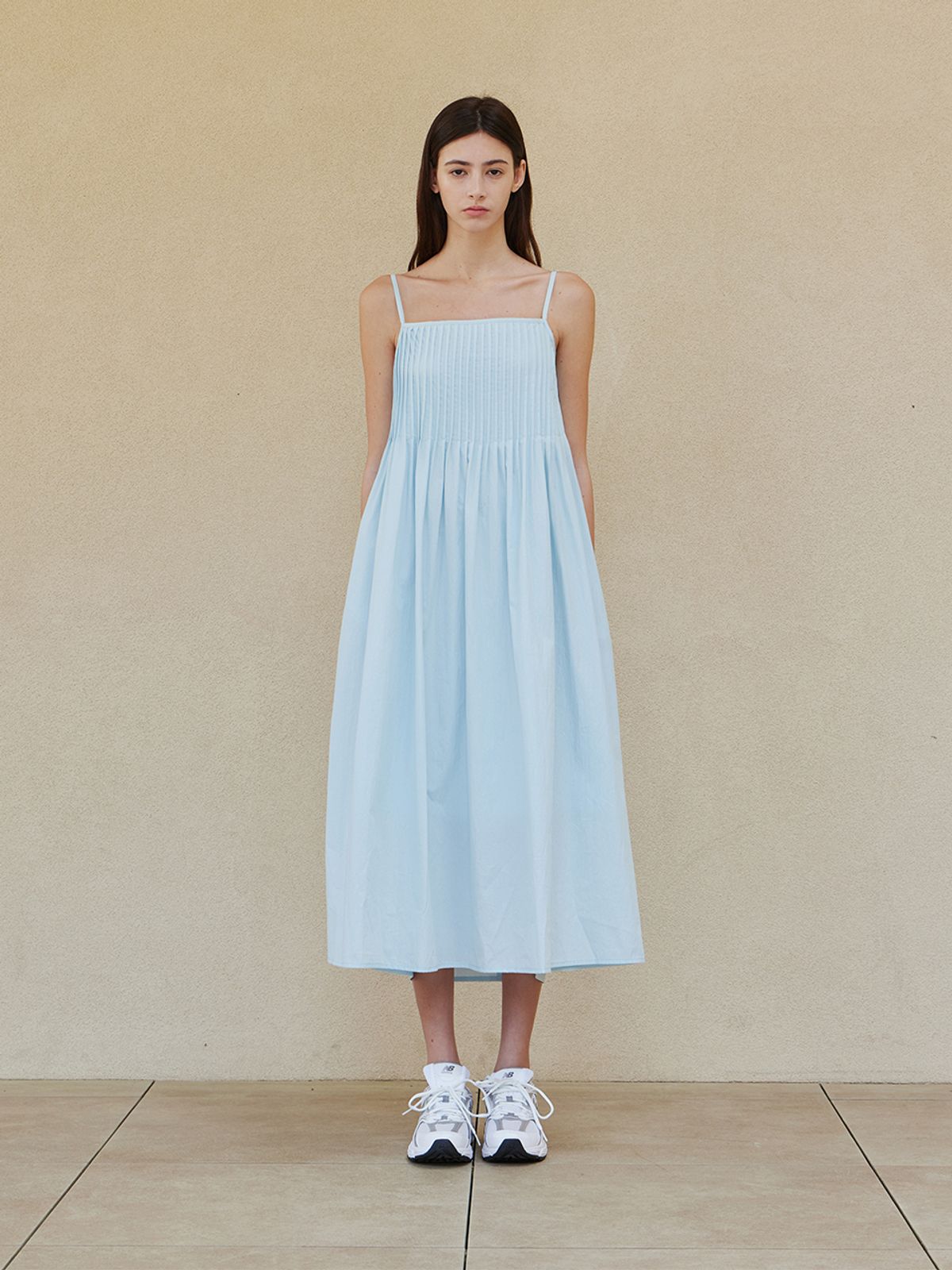 스텝어라운드(STEP AROUND) Pin vacance dress_SKY BLUE