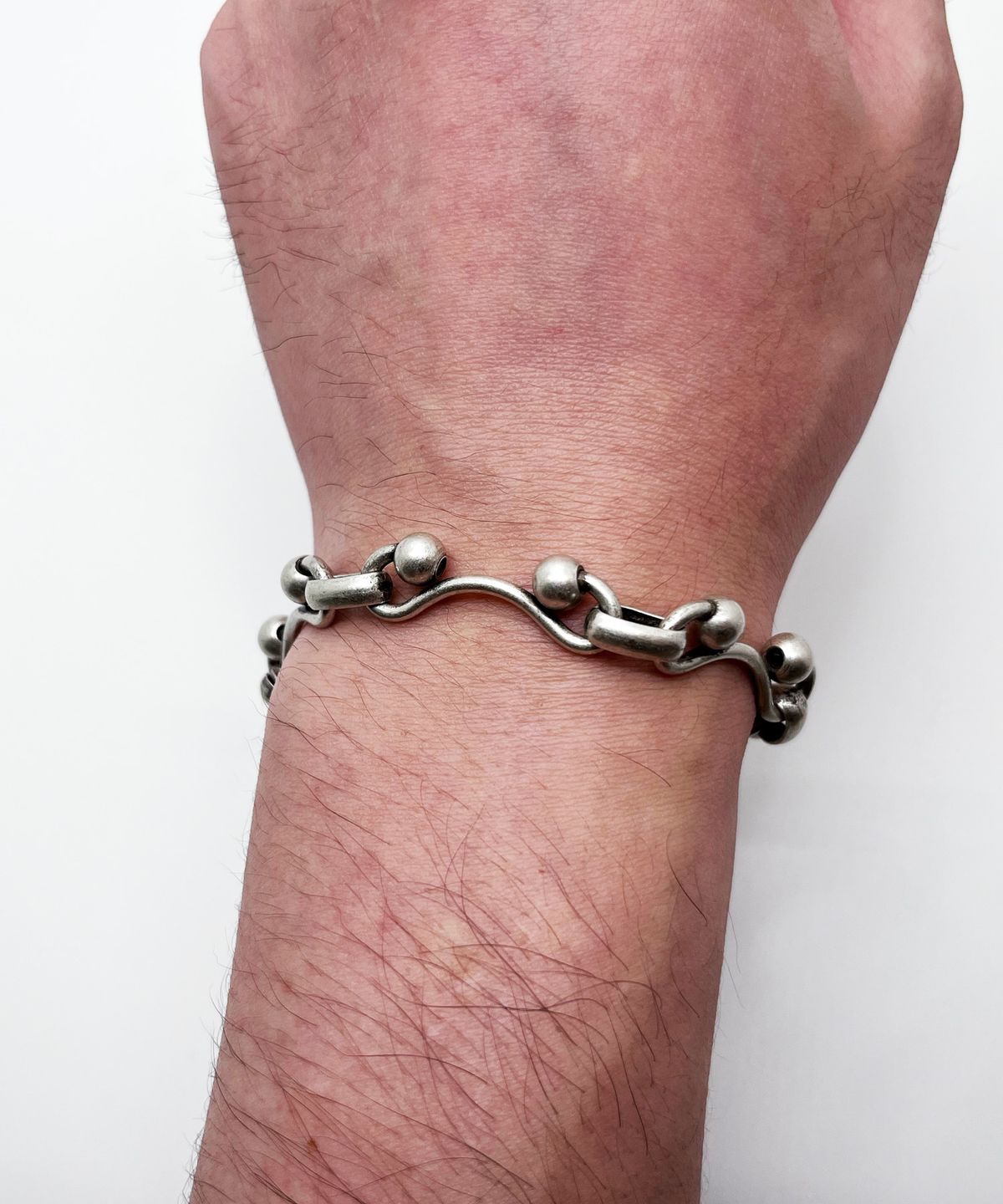 섹스토(SEXTO) [팔찌][써지컬스틸]383 Chain Bracelet Vintage Silver