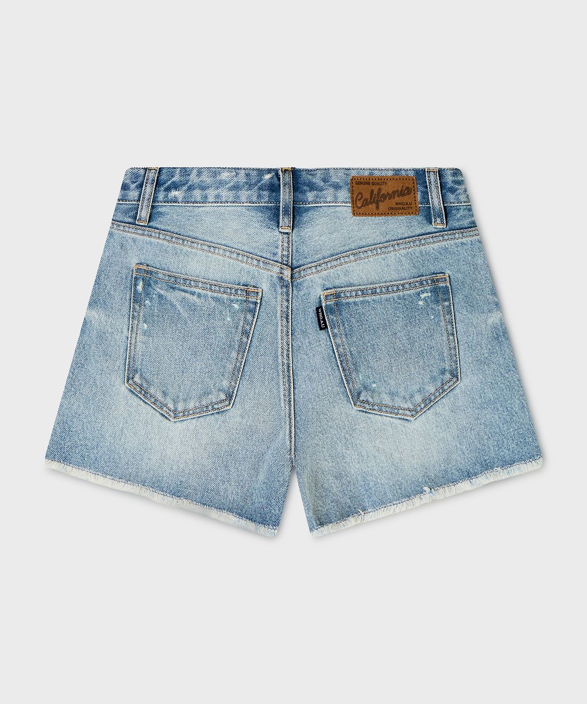 후아유(WHO.A.U) Destroyed Denim Shorts / WHTJG2562F