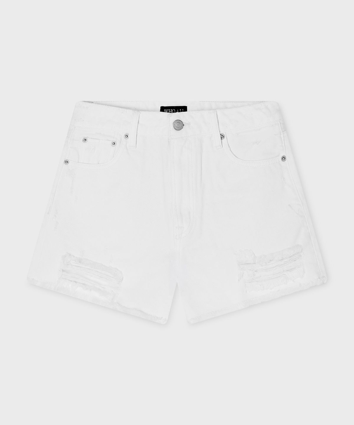 후아유(WHO.A.U) Destroyed Denim Shorts / WHTJG2562F
