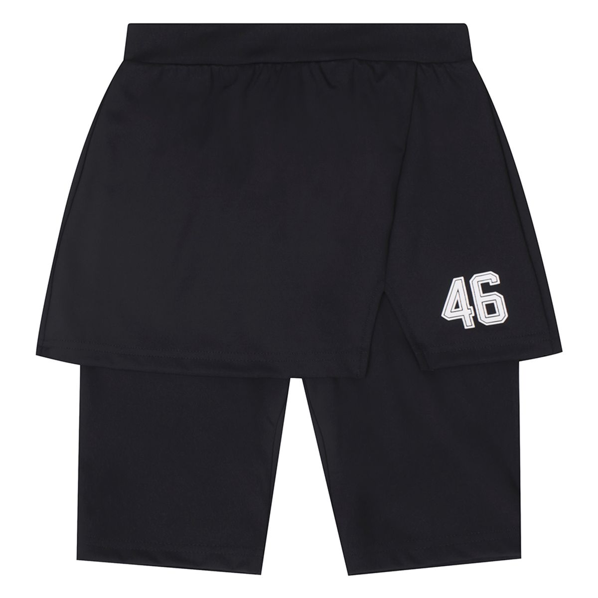 엔비에이 키즈(NBA KIDS) 여아 랩스커트 레깅스 숏츠(K242TP610P) 블랙