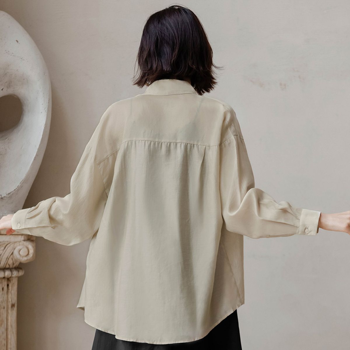랭썬(LANGSON) LS_Oversize collar shirt