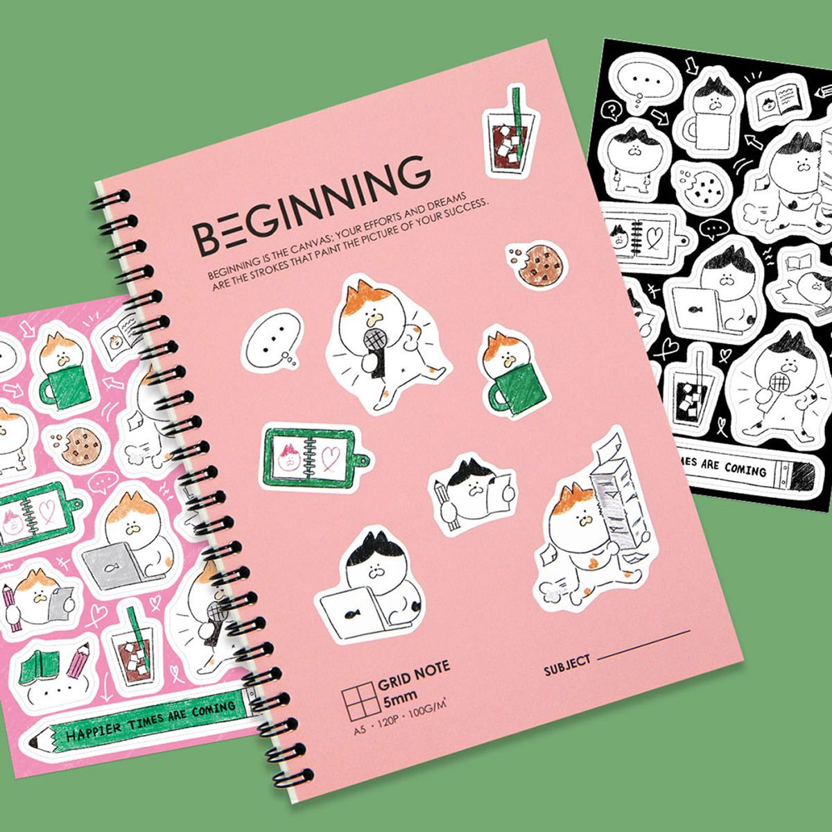 7321디자인(7321DESIGN) 에브리홀리데이 드로잉 스티커 9종 세트