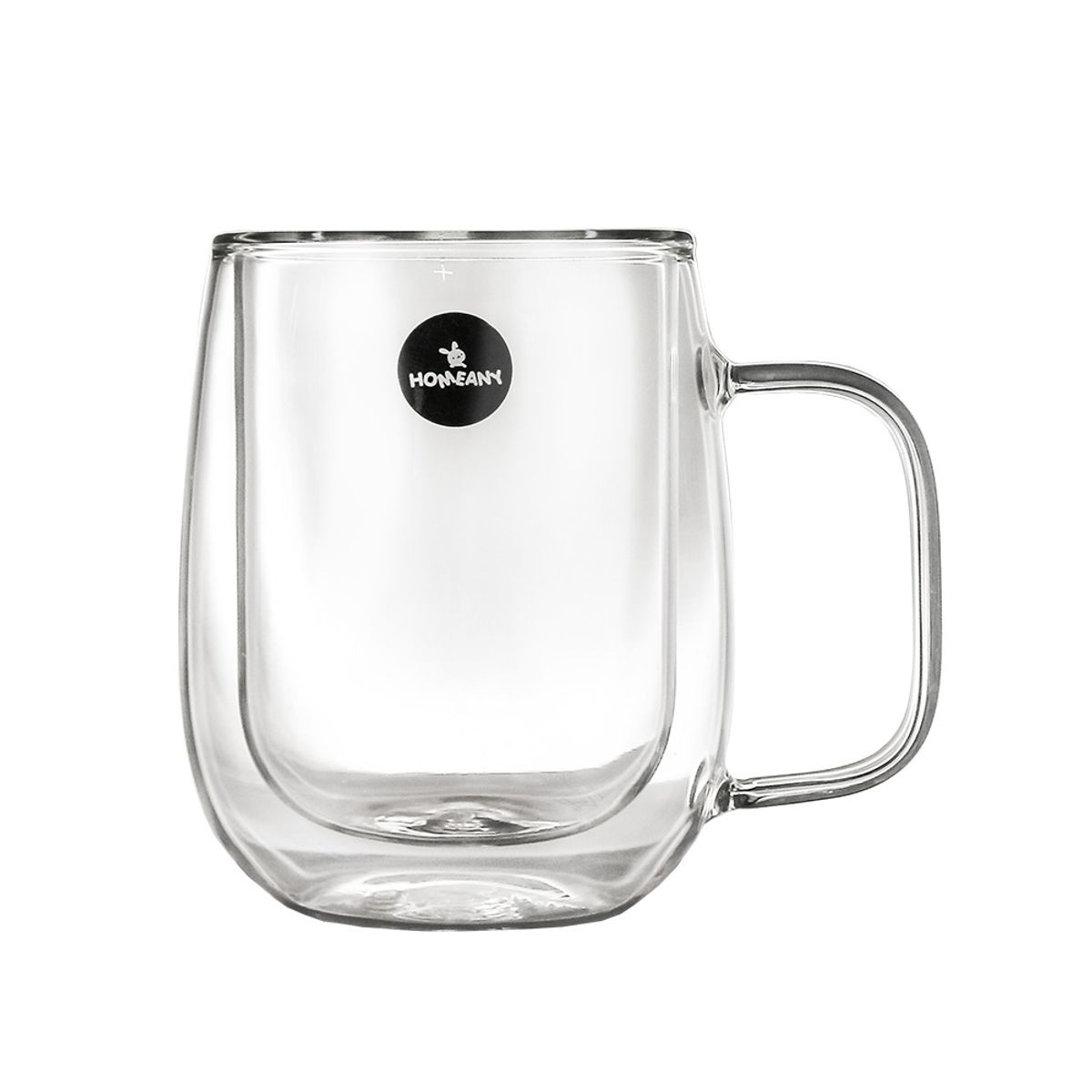 홈애니(HOMEANY) 더블월 돌체 이중 내열유리컵 300ml