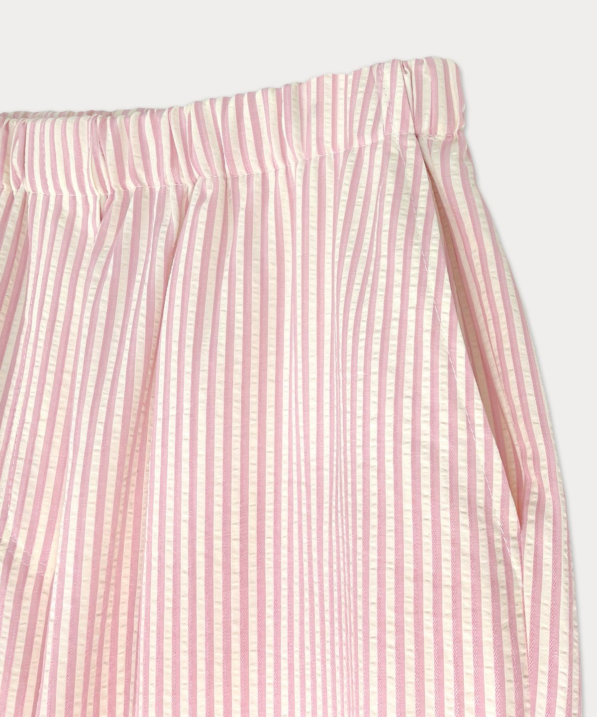 썸웨어버터(SOMEWHEREBUTTER) Summer Stripe Pants - Pink