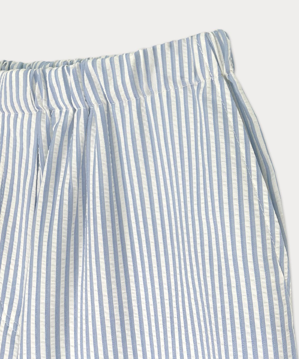 썸웨어버터(SOMEWHEREBUTTER) Summer Stripe Pants - Light Blue