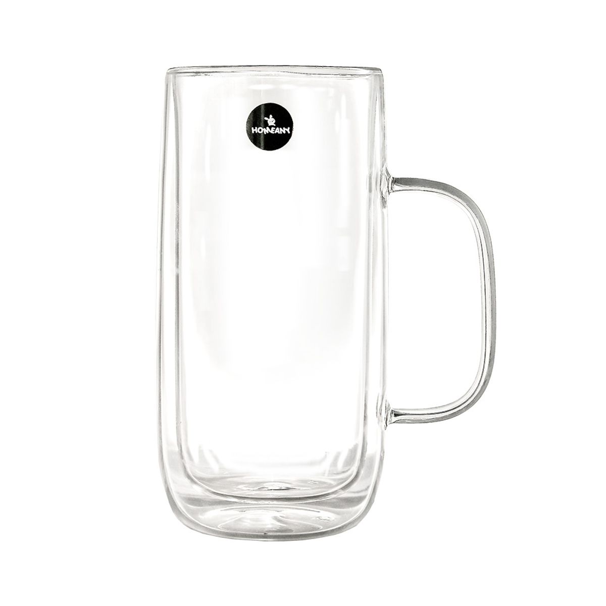 홈애니(HOMEANY) 더블월 클래식 이중 내열유리컵/맥주잔 600ml