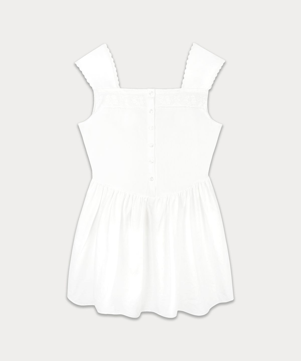 썸웨어버터(SOMEWHEREBUTTER) May Lace Mini Dress - Ivory