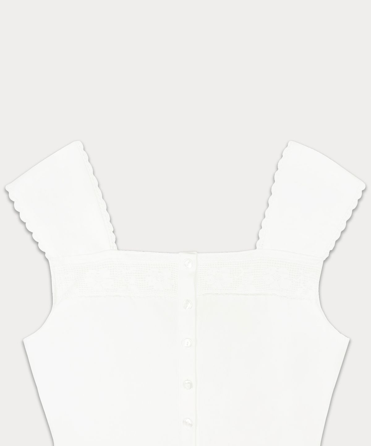 썸웨어버터(SOMEWHEREBUTTER) May Lace Mini Dress - Ivory