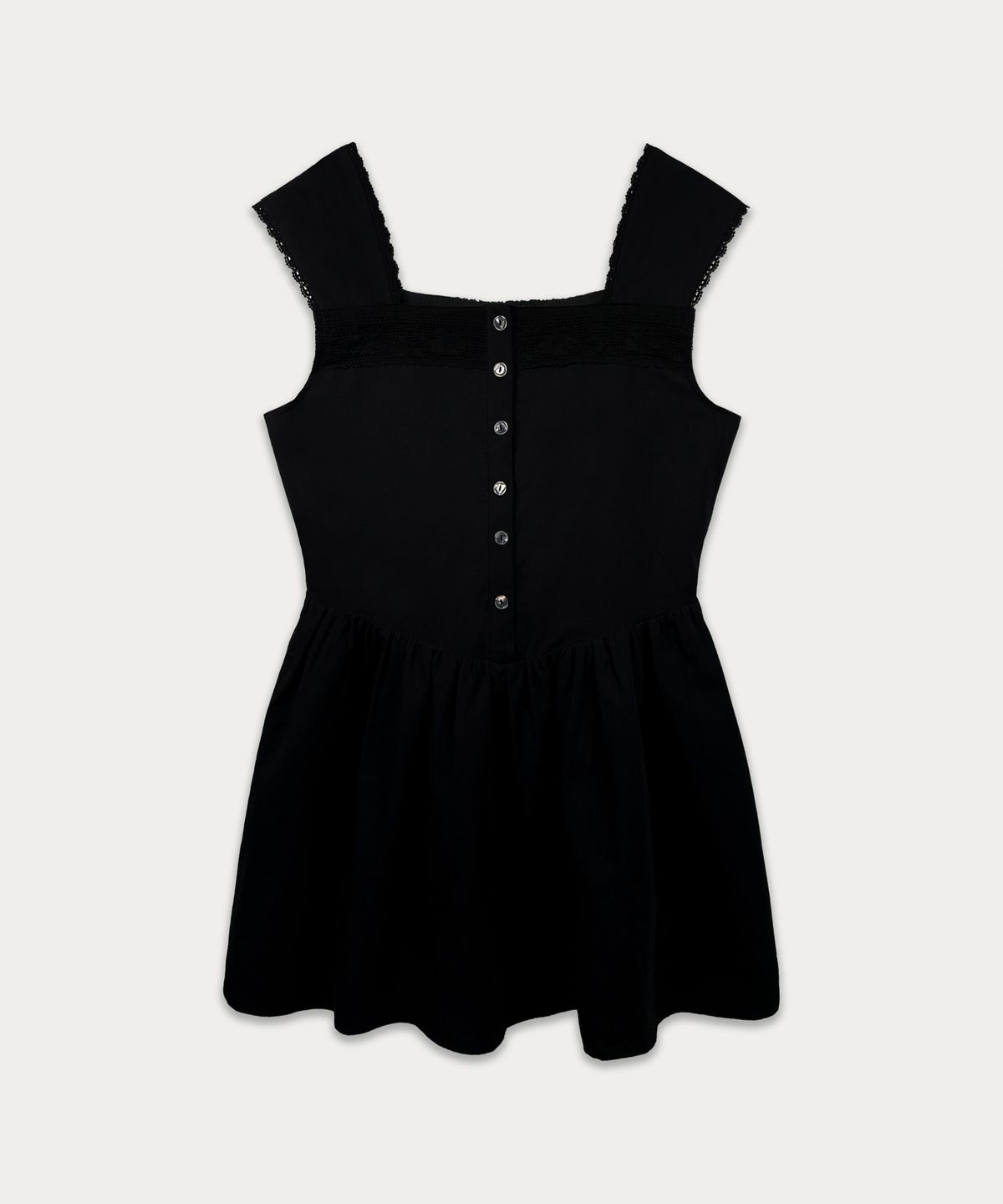 썸웨어버터(SOMEWHEREBUTTER) May Lace Mini Dress - Black