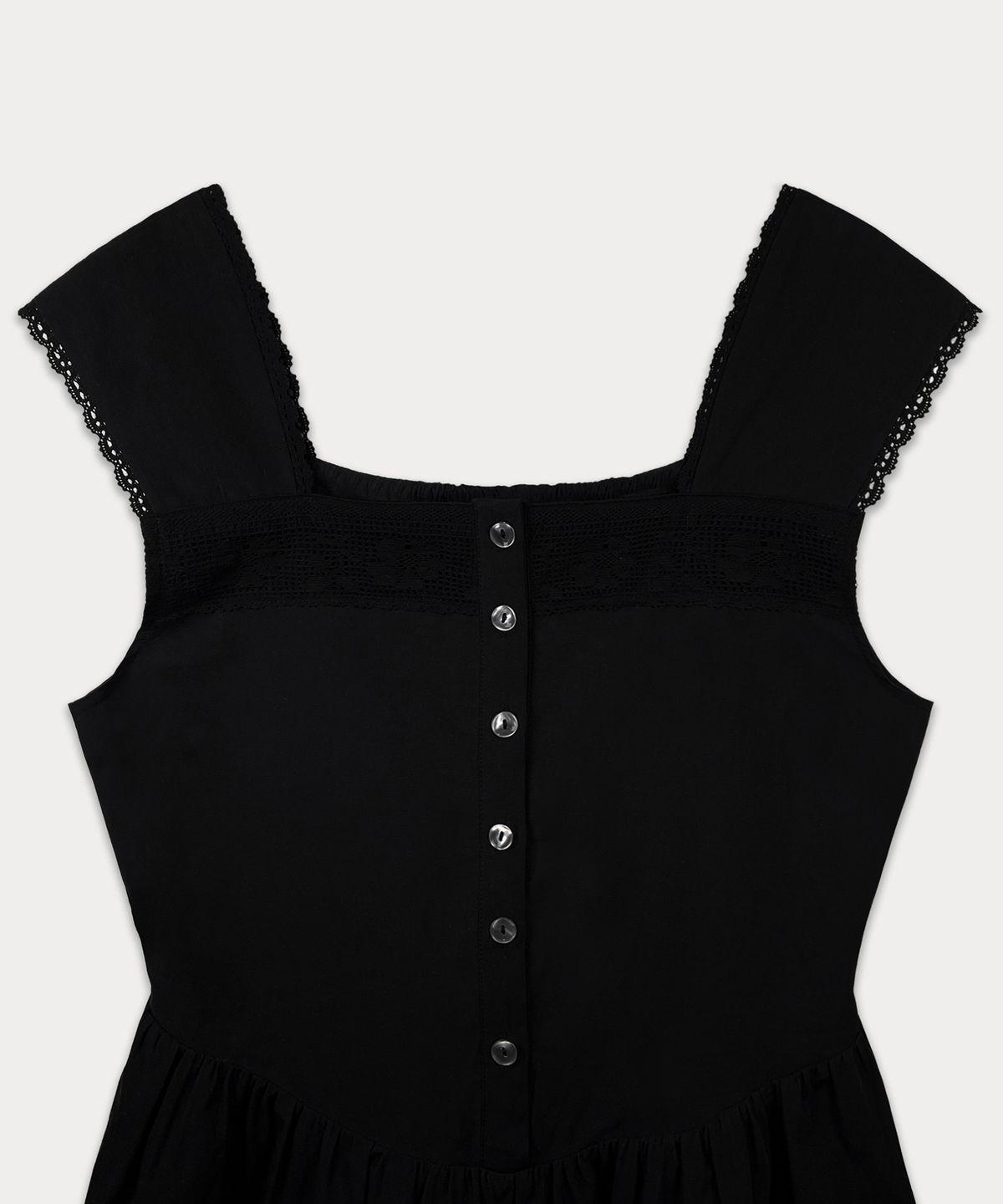 썸웨어버터(SOMEWHEREBUTTER) May Lace Mini Dress - Black