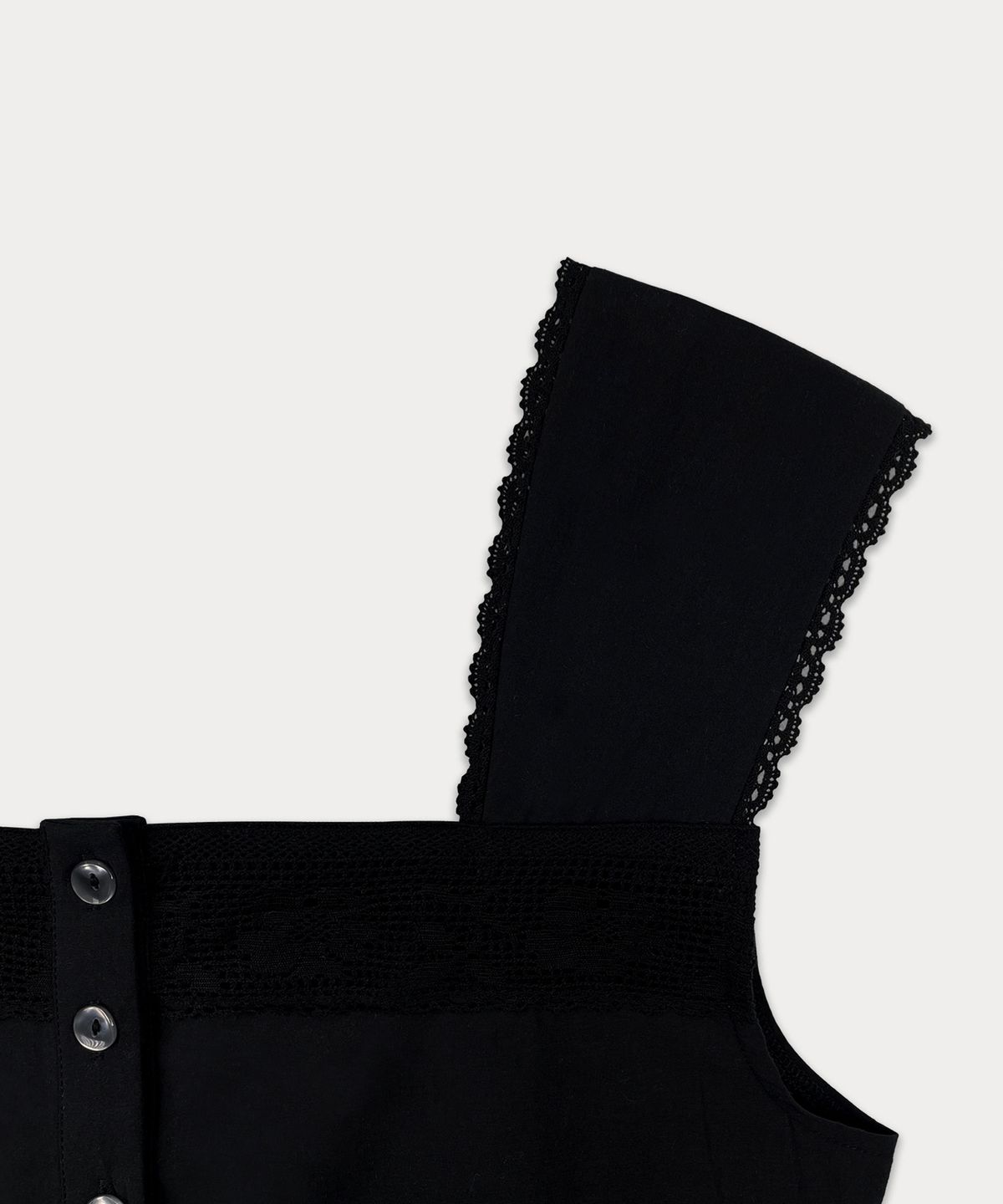썸웨어버터(SOMEWHEREBUTTER) May Lace Mini Dress - Black