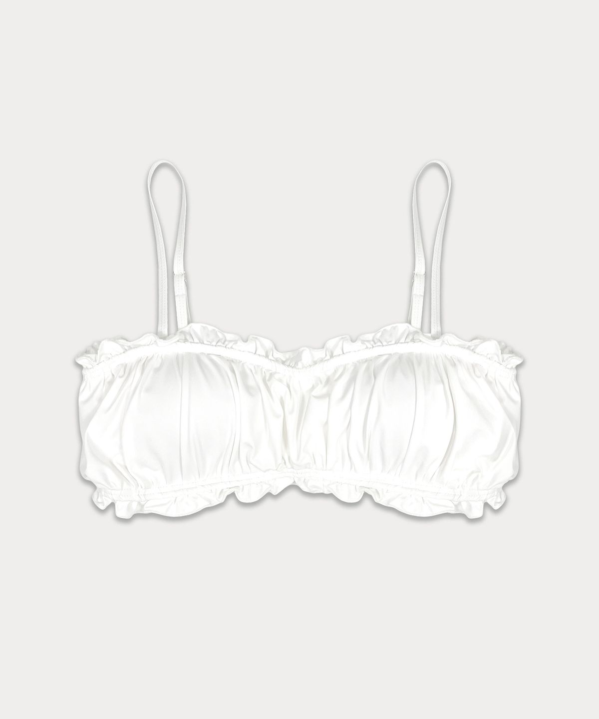 썸웨어버터(SOMEWHEREBUTTER) Frill Pendant Bikini - Ivory