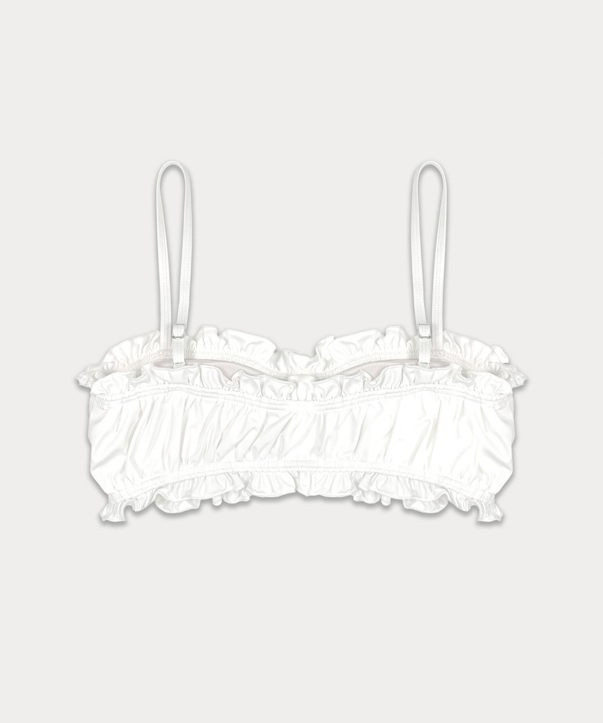 썸웨어버터(SOMEWHEREBUTTER) Frill Pendant Bikini - Ivory
