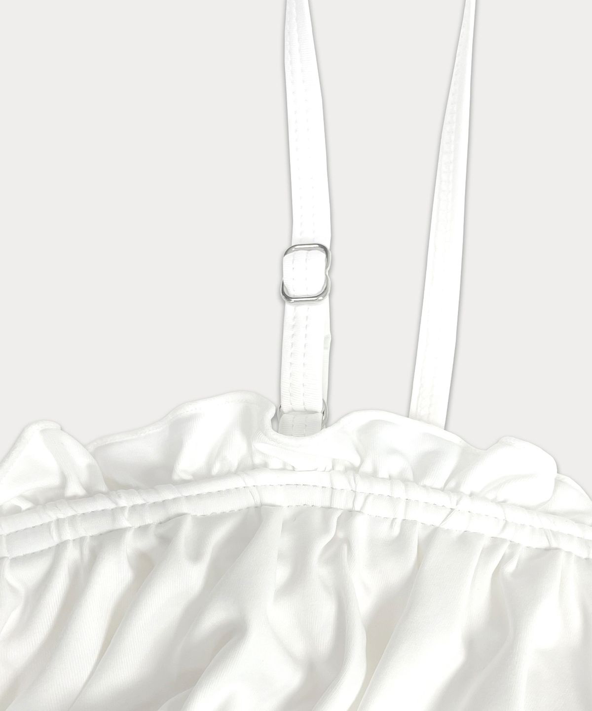 썸웨어버터(SOMEWHEREBUTTER) Frill Pendant Bikini - Ivory
