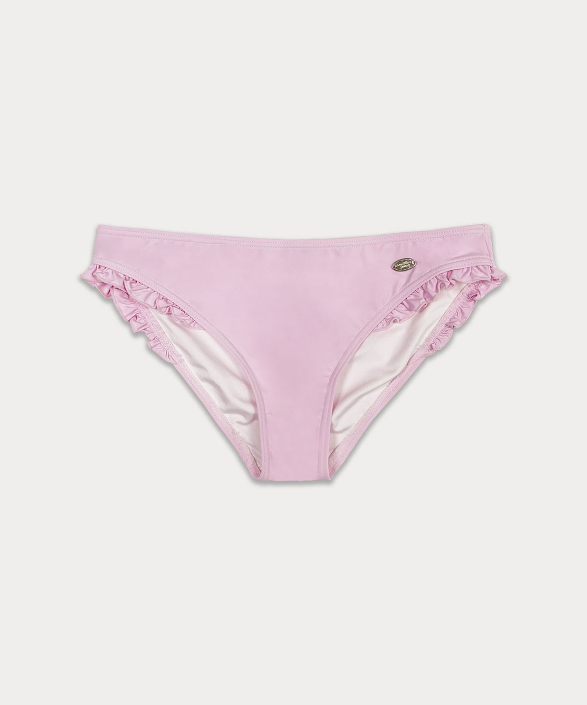 썸웨어버터(SOMEWHEREBUTTER) Frill pendant bikini - Pink