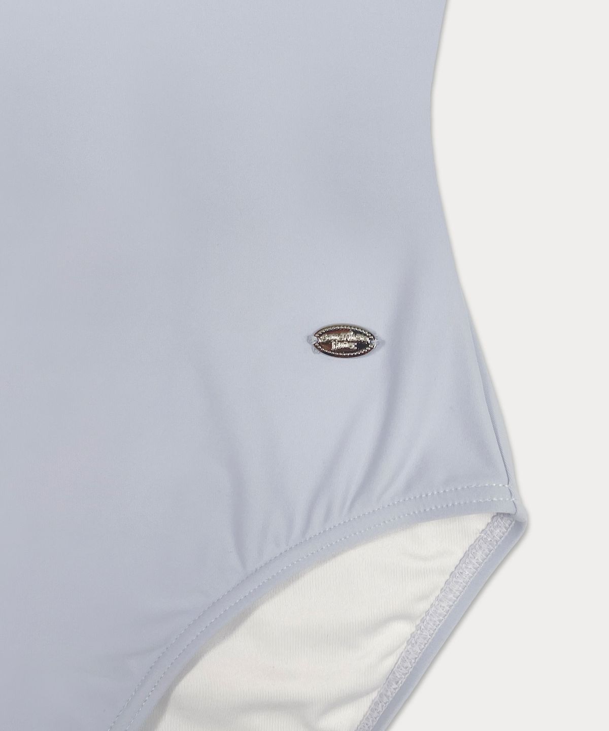 썸웨어버터(SOMEWHEREBUTTER) Frill pendant swimsuit - Light Blue
