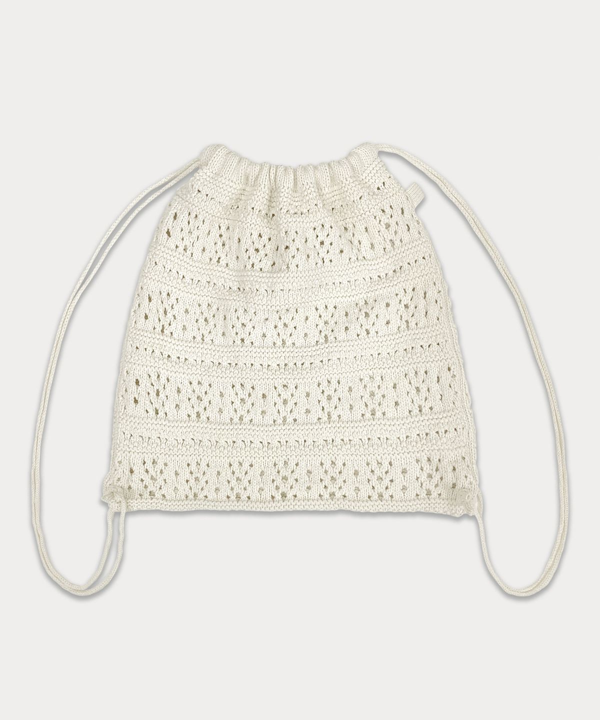 썸웨어버터(SOMEWHEREBUTTER) Yogurt Knit String Bag - 4color