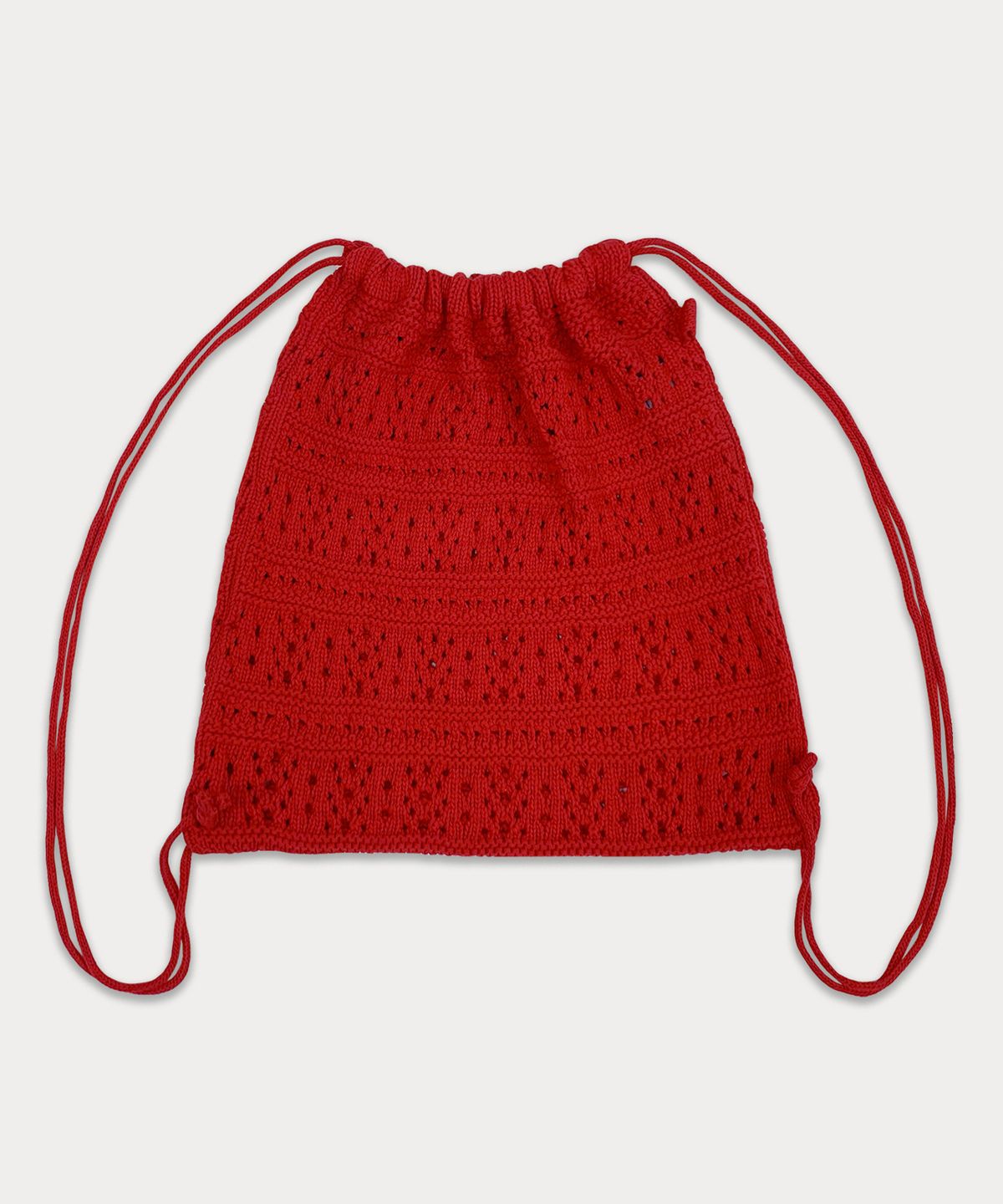 썸웨어버터(SOMEWHEREBUTTER) Yogurt Knit String Bag - 4color