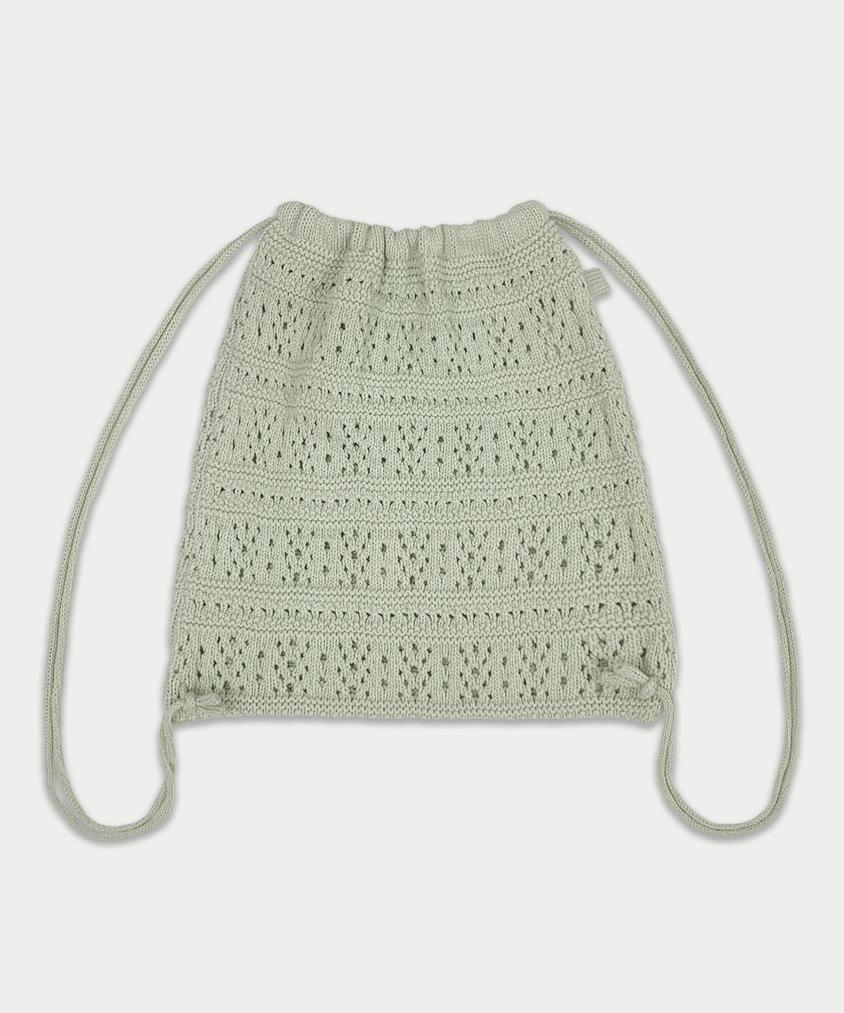썸웨어버터(SOMEWHEREBUTTER) Yogurt Knit String Bag - 4color