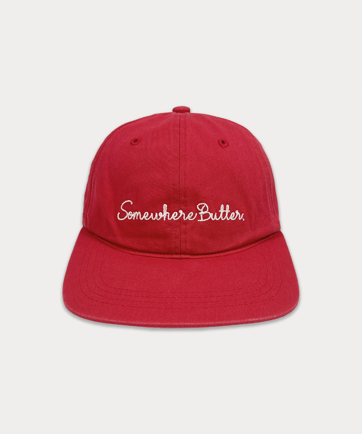 썸웨어버터(SOMEWHEREBUTTER) Vacance letter ball cap - 3color