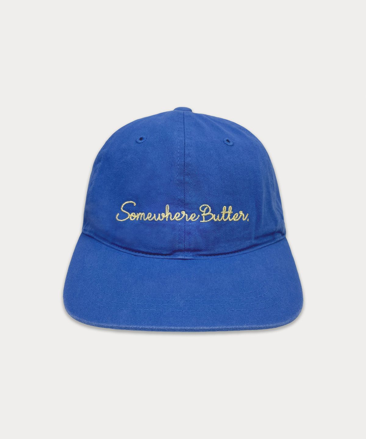 썸웨어버터(SOMEWHEREBUTTER) Vacance letter ball cap - 3color
