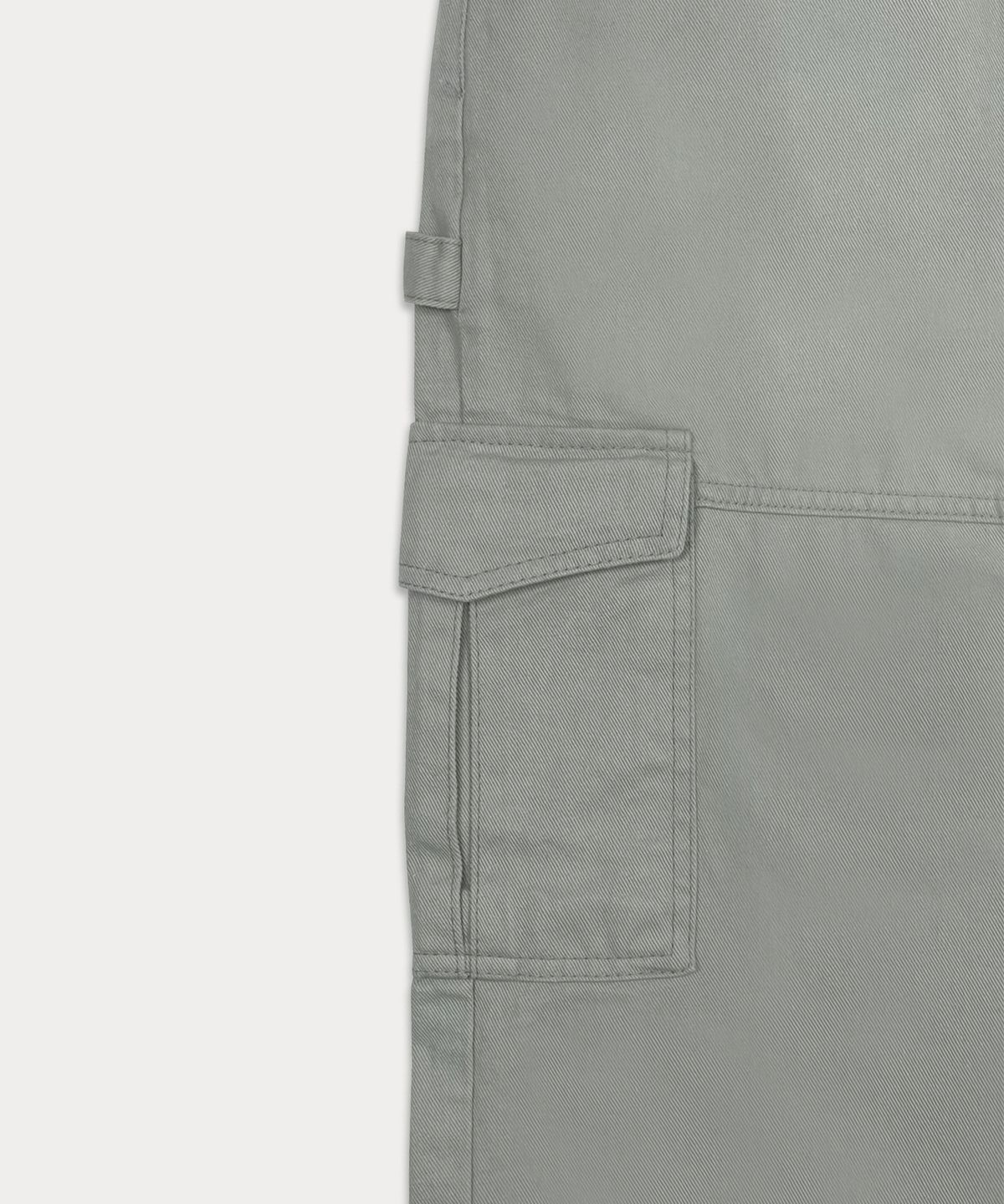 썸웨어버터(SOMEWHEREBUTTER) Carpenter Line Cargo Pants - Khaki Grey