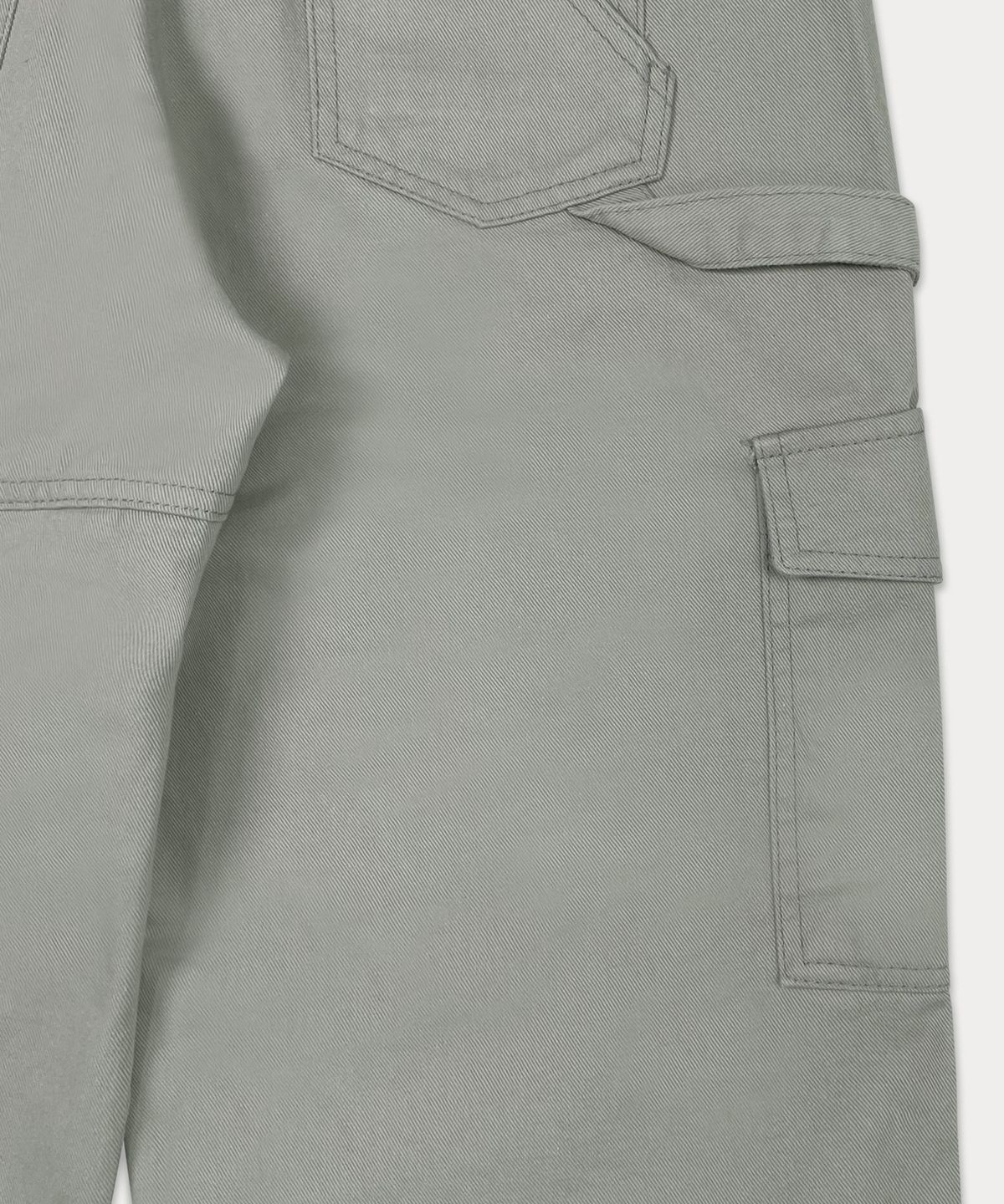 썸웨어버터(SOMEWHEREBUTTER) Carpenter Line Cargo Pants - Khaki Grey