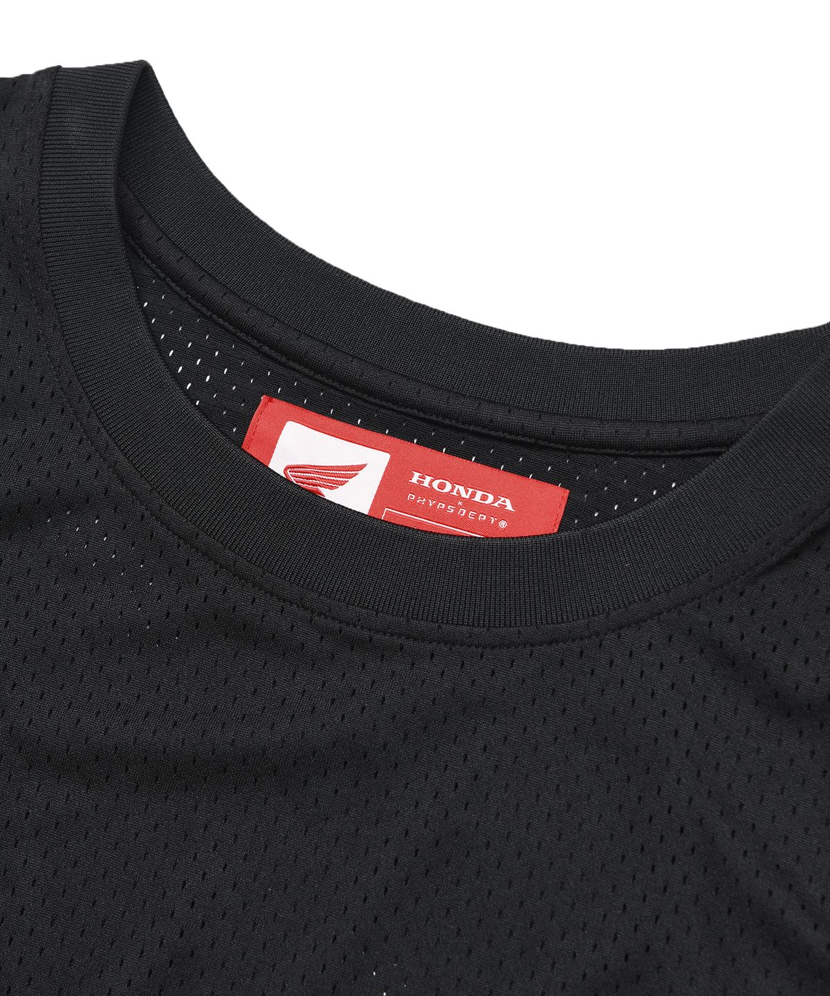 핍스 모터사이클(PHYPS MOTORCYCLE) Original Wing logo Mesh Sleeveless Black