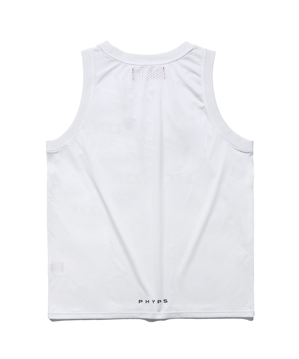 핍스 모터사이클(PHYPS MOTORCYCLE) Original Wing logo Mesh Sleeveless White