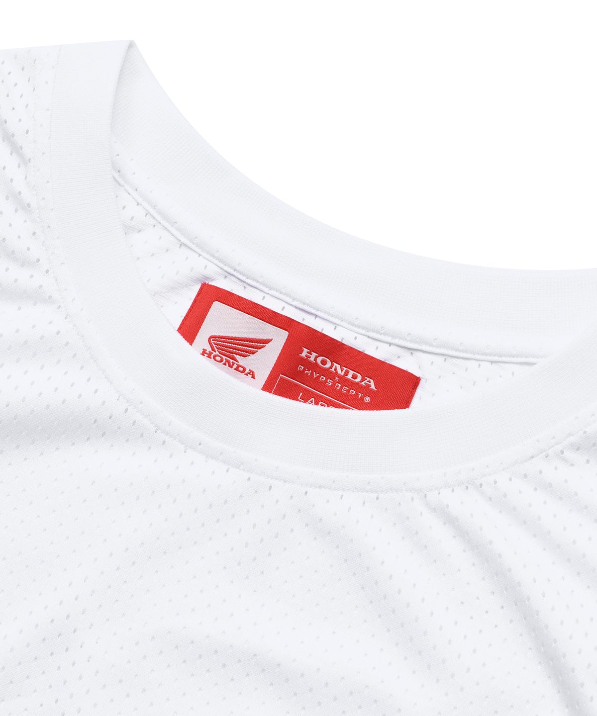 핍스 모터사이클(PHYPS MOTORCYCLE) Original Wing logo Mesh Sleeveless White