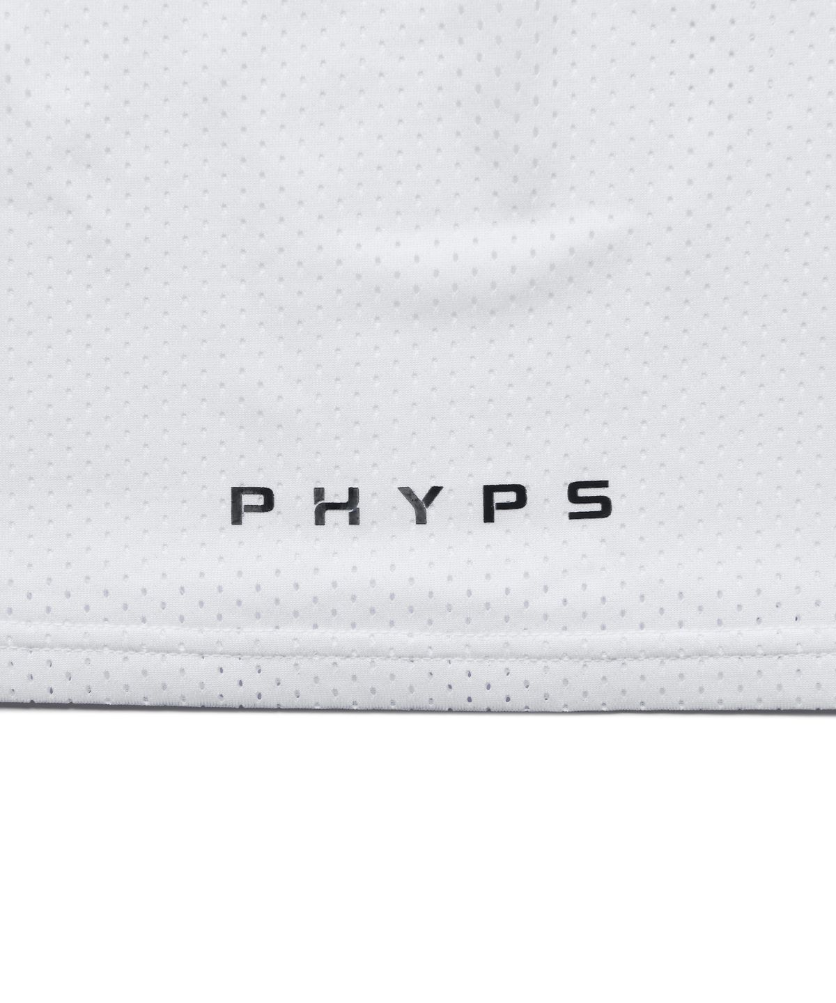 핍스 모터사이클(PHYPS MOTORCYCLE) Original Wing logo Mesh Sleeveless White