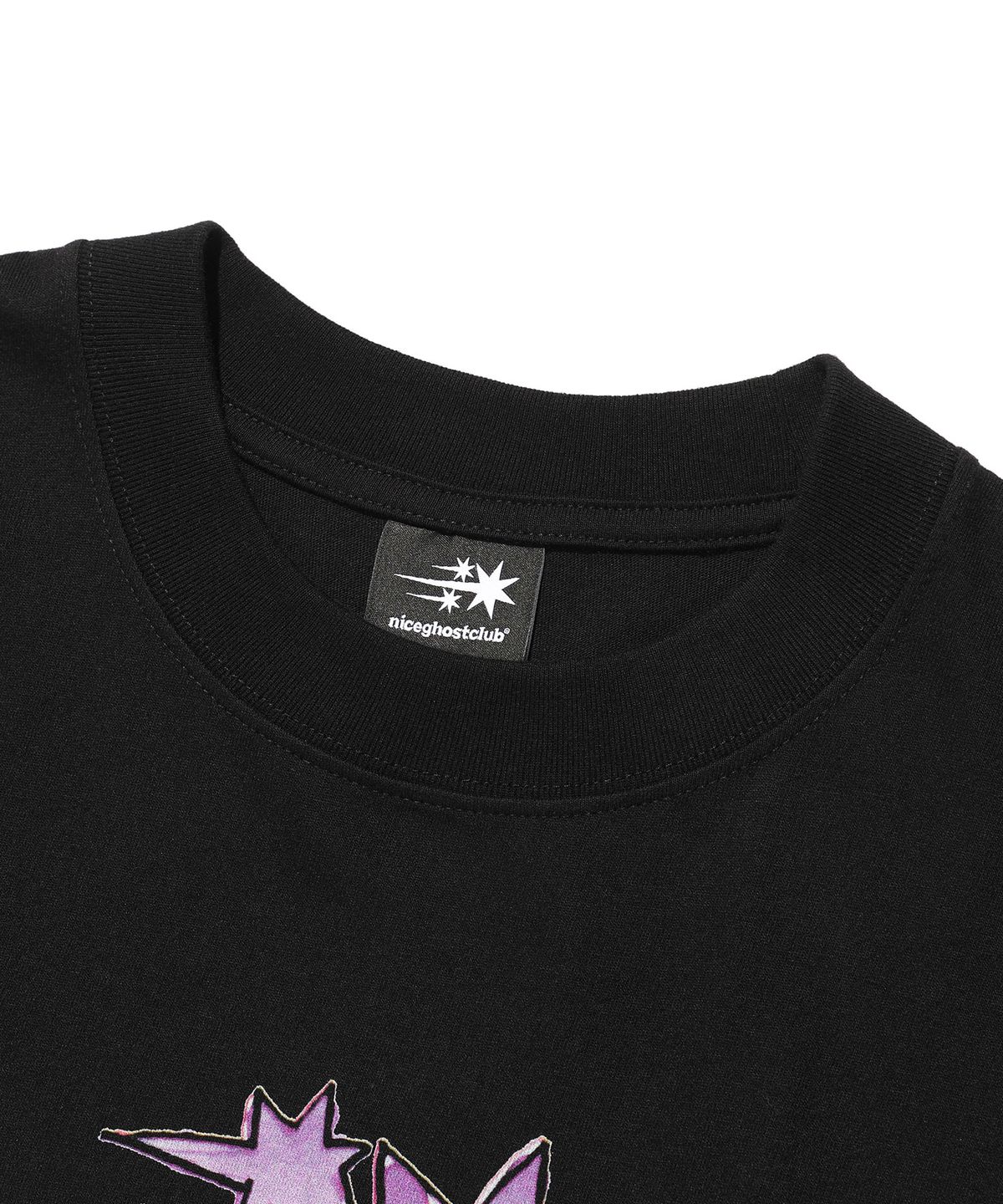 나이스고스트클럽(NICEGHOSTCLUB) [X SOULPUSSSY CAT]GHOSTSOULGIRL RABBIT&BEAR BIG BIG TEE_BLACK(NG2FMUT512A)
