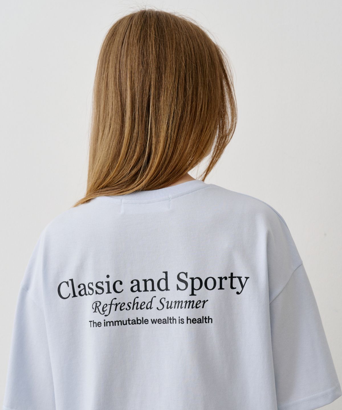 아페고 스포츠(APEGO SPORTS) Overfit Short Sleeve Light Blue