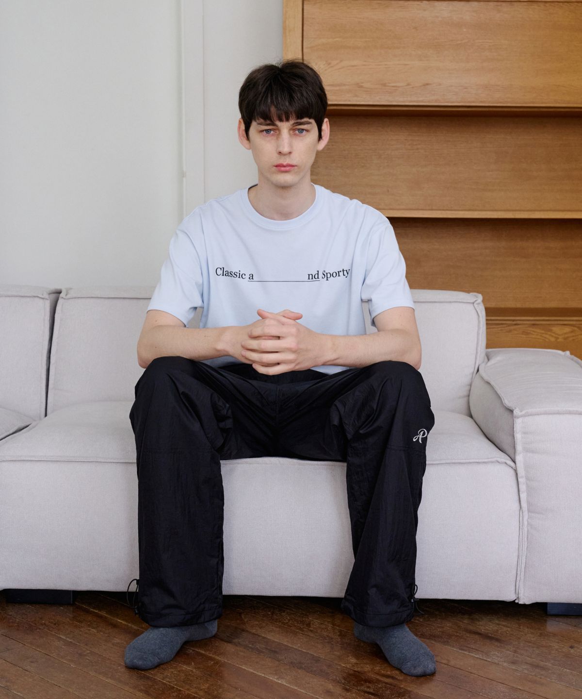 아페고 스포츠(APEGO SPORTS) Overfit Short Sleeve Light Blue