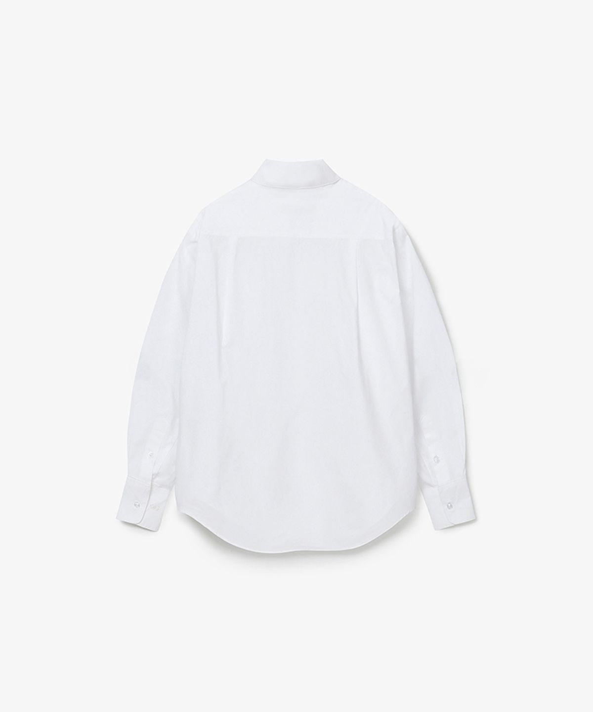 솔트앤초콜릿(SALT AND CHOCOLATE) SAC 로고 오버핏 포플린 셔츠 화이트 4W2417001