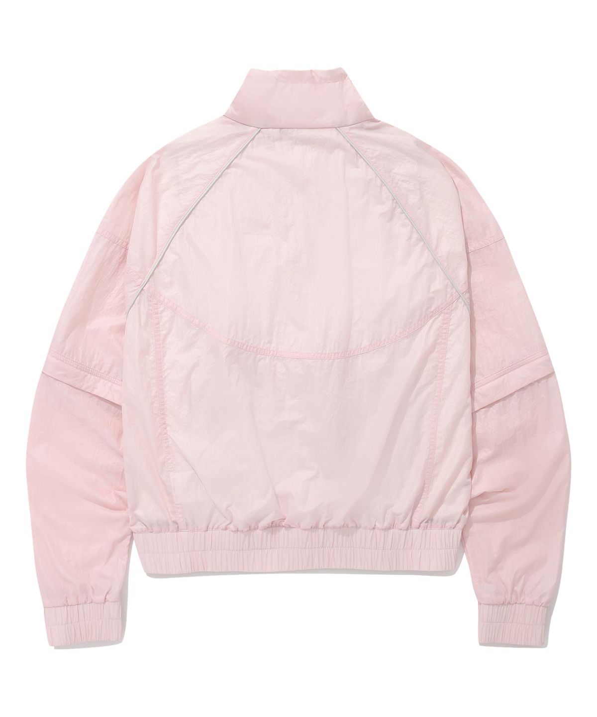 커버낫 우먼(COVERNAT WOMAN) 우먼 실키 나일론 디테처블 점퍼 Light Pink