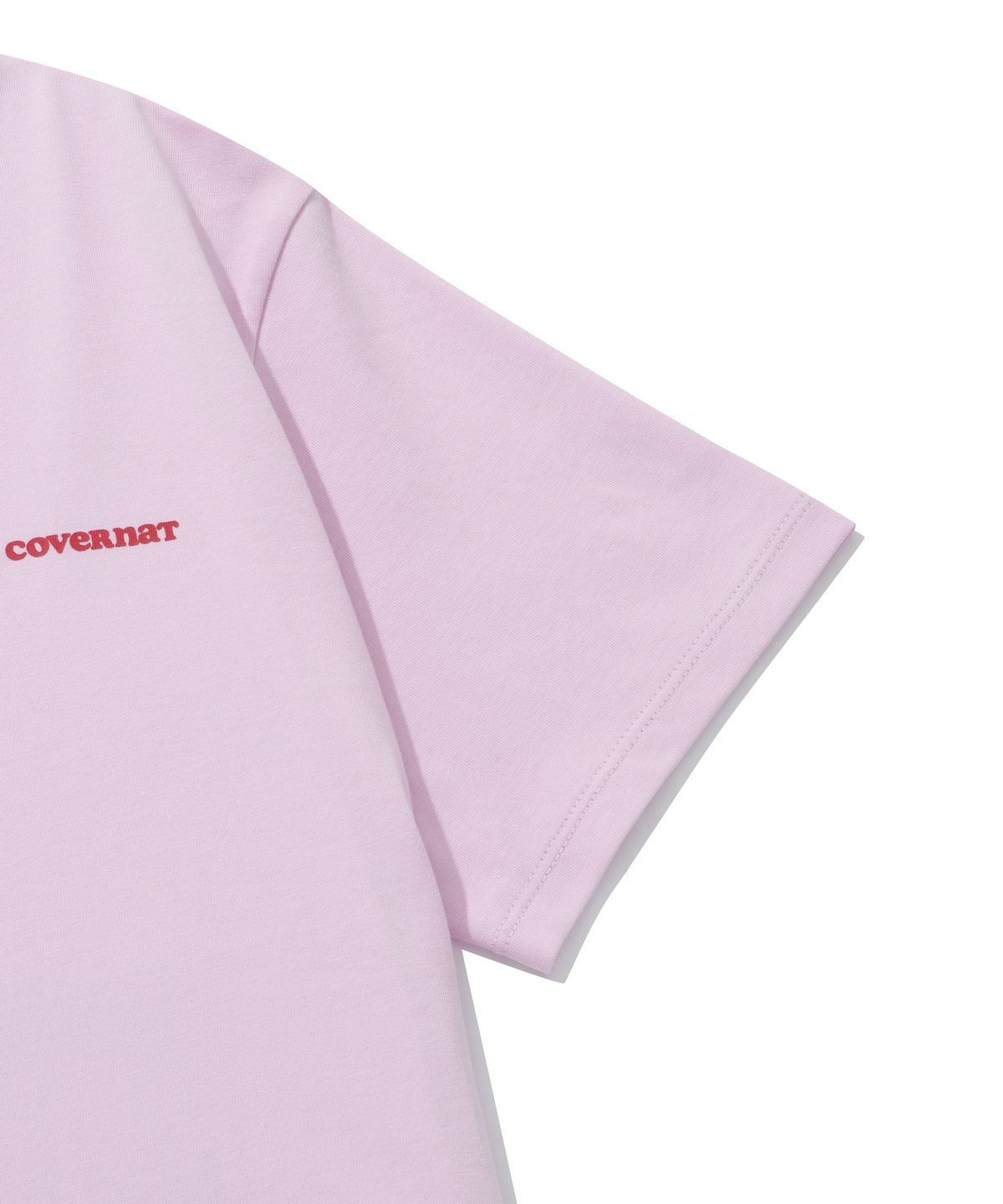 커버낫 우먼(COVERNAT WOMAN) [2PACK] 우먼 쿨 코튼 에센셜 티셔츠 Oatmeal+Soft Pink