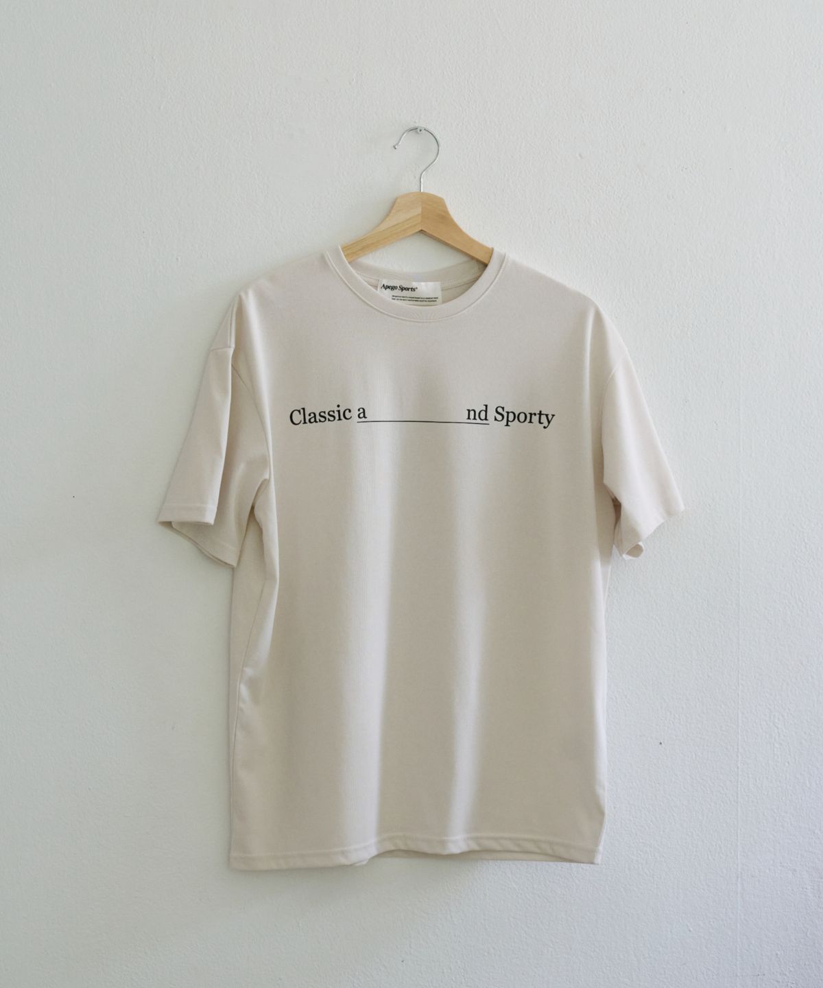 아페고 스포츠(APEGO SPORTS) Overfit Short Sleeve Ash Grey
