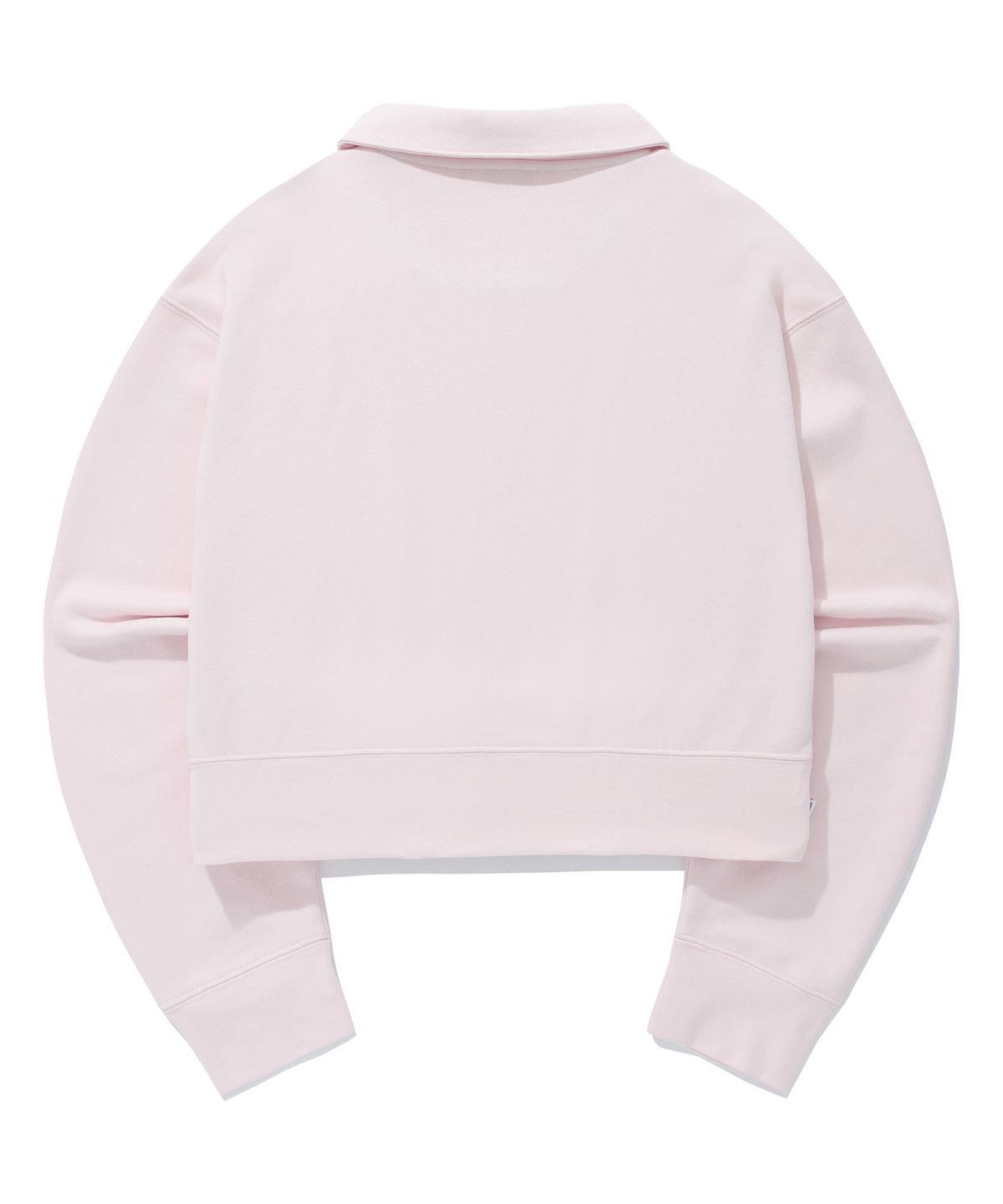 커버낫 우먼(COVERNAT WOMAN) 우먼 카라 하프 집업 맨투맨 Light Pink