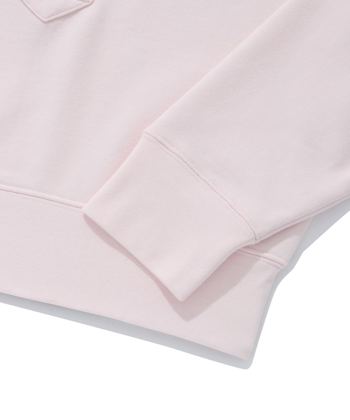 커버낫 우먼(COVERNAT WOMAN) 우먼 카라 하프 집업 맨투맨 Light Pink