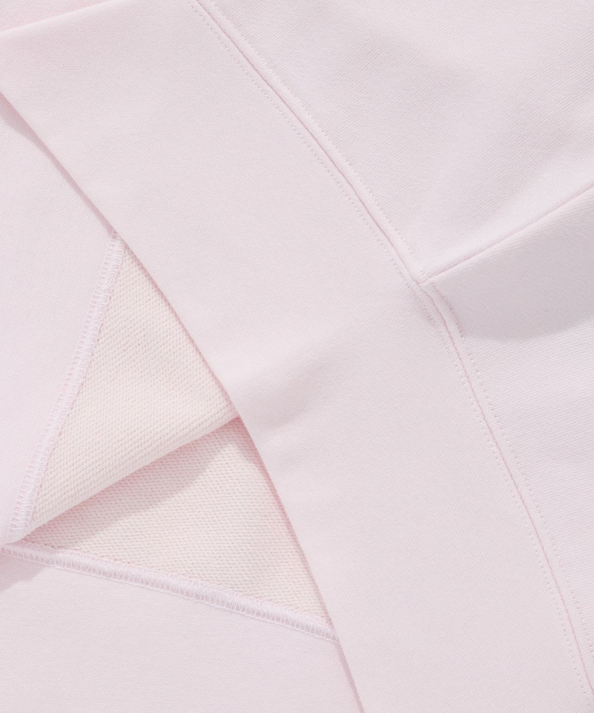 커버낫 우먼(COVERNAT WOMAN) 우먼 카라 하프 집업 맨투맨 Light Pink