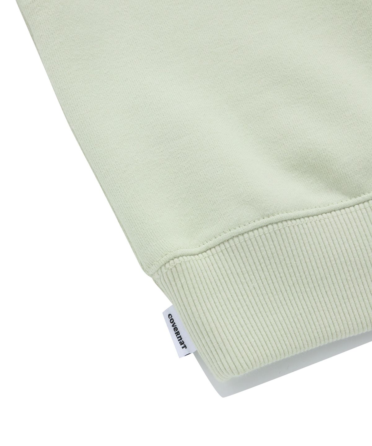 커버낫 우먼(COVERNAT WOMAN) 우먼 쿠퍼 로고 맨투맨 Light Green